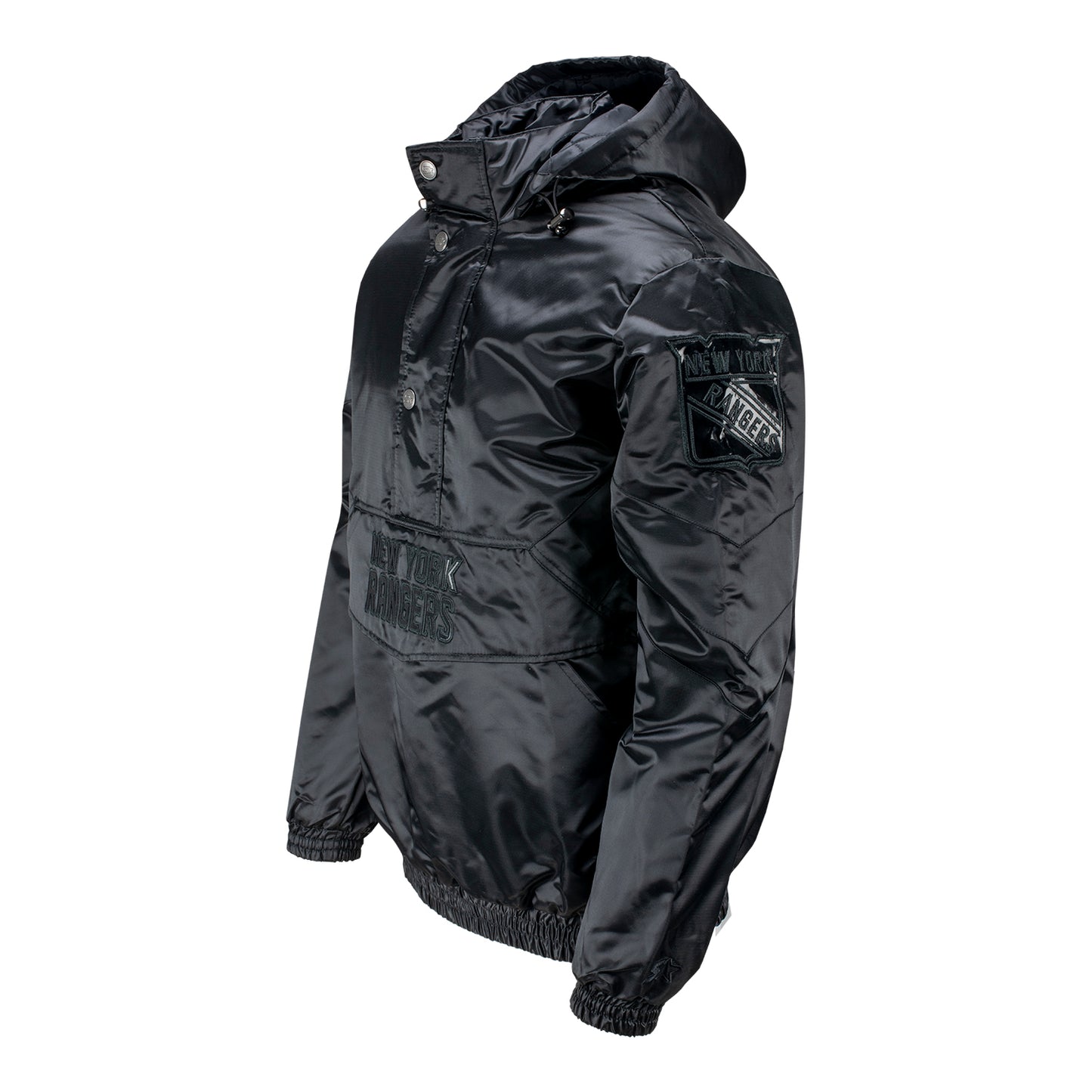 Starter Rangers Force Play Half Zip Pullover Jacket - Left View