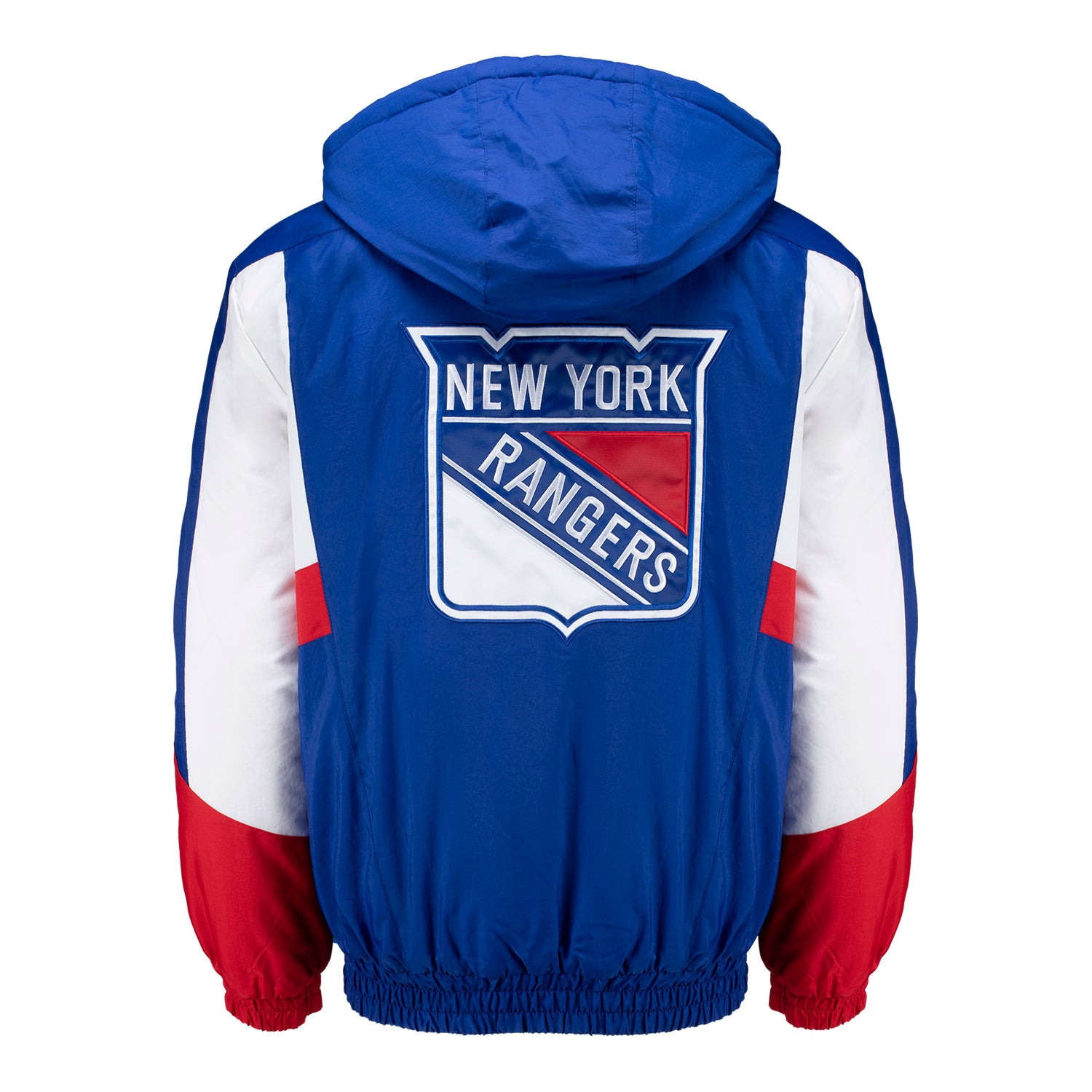 Starter Rangers Full Back Polyfill Jacket - Back View