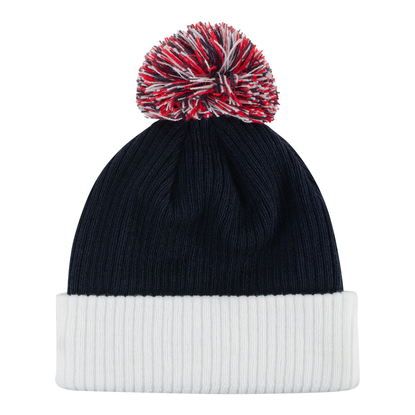 New Era Rangers Exclusive Centennial Liberty 100 Pom Beanie - Back View