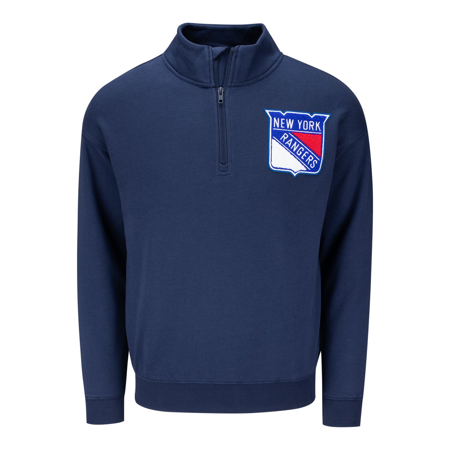 Levelwear Rangers Murray Quarter Zip In Navy - Front View
