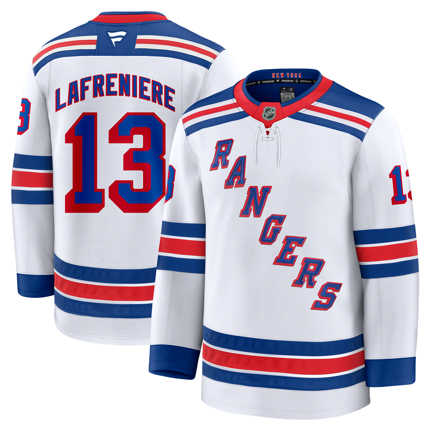 Alexis Lafrenière Fanatics Authentic Road Jersey - Full View