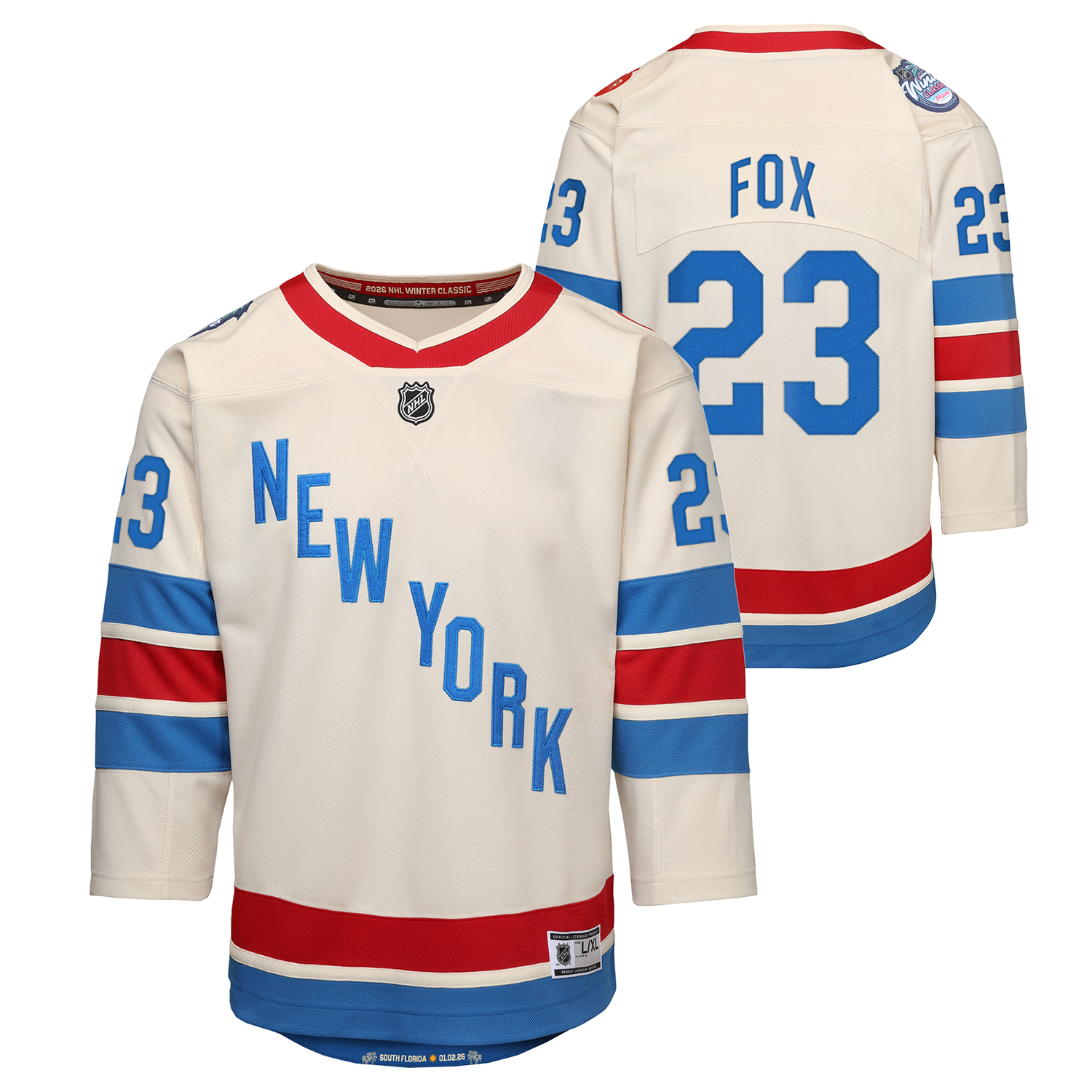 Adam Fox Youth Premium Winter Classic 2026 Jersey – Shop Madison Adam Fox Youth Premium Winter Classic 2026 Jersey – Shop Madison