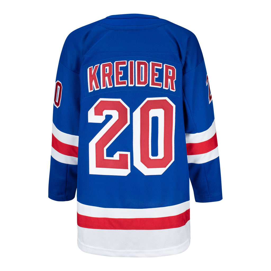 Kids Rangers Chris Kreider Name & Number Tee