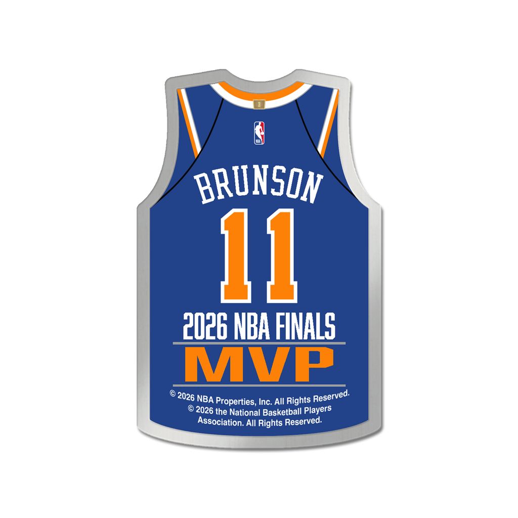 Knicks Brunson MVP Jersey Collector Pin