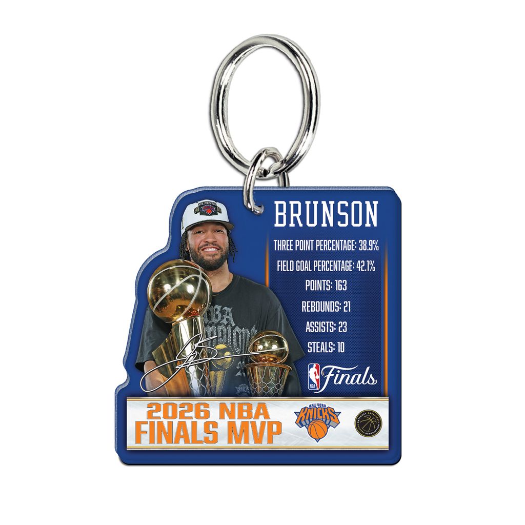 Knicks Brunson MVP Trophy Keychain