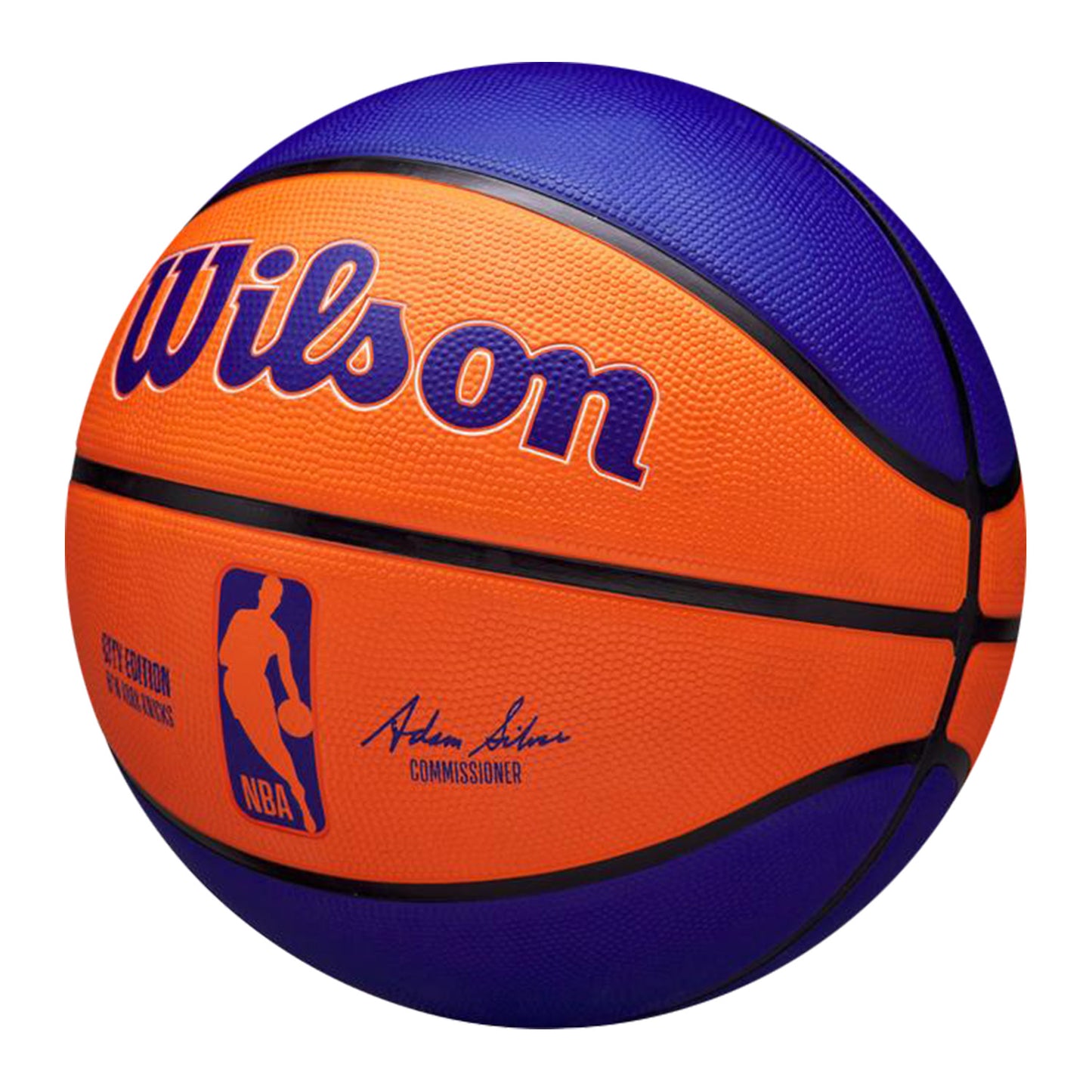 2023-24 Wilson Knicks CITY EDITION Basketball - Angled Left View