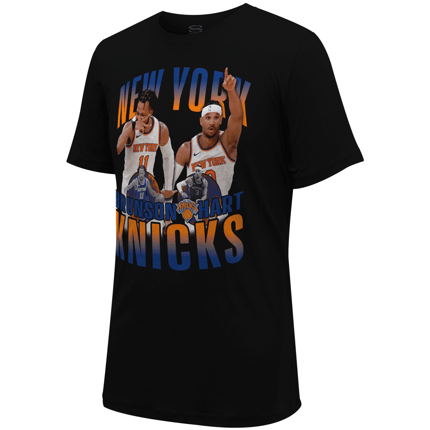Stadium Essentials Knicks Brunson Hart Duo Tee – Shop Madison Stadium Essentials Knicks Brunson Hart Duo Tee – Shop Madison