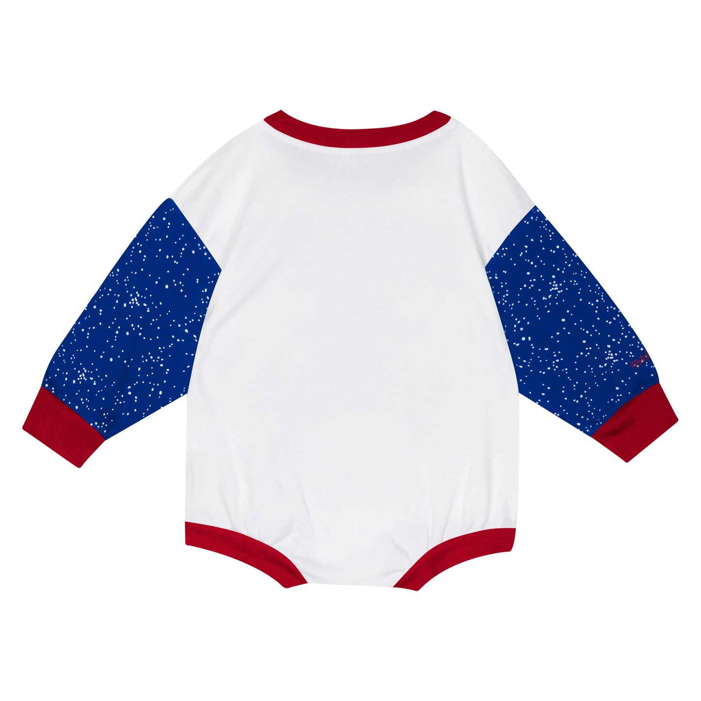 Infant Mitchell & Ness Rangers Poster Long Sleeve Onesie