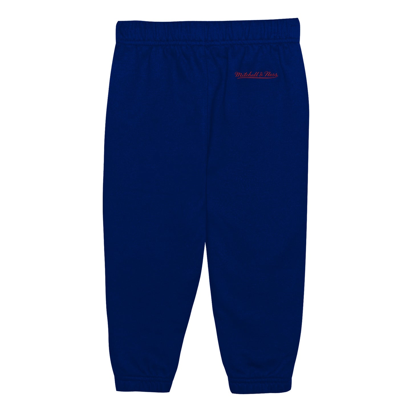 Toddler Mitchell & Ness Rangers Blockbuster Fleece Set In Blue - Pants Back View
