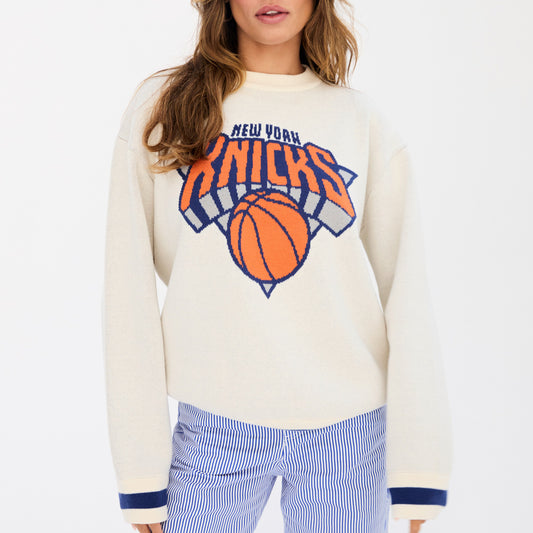 Terez Knicks Sweater Knit Crew