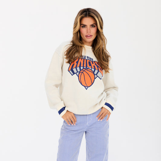 Terez Knicks Sweater Knit Crew