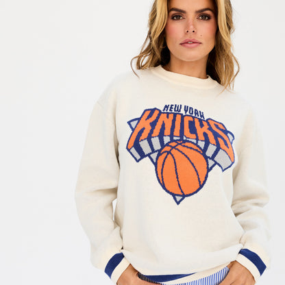 Terez Knicks Sweater Knit Crew