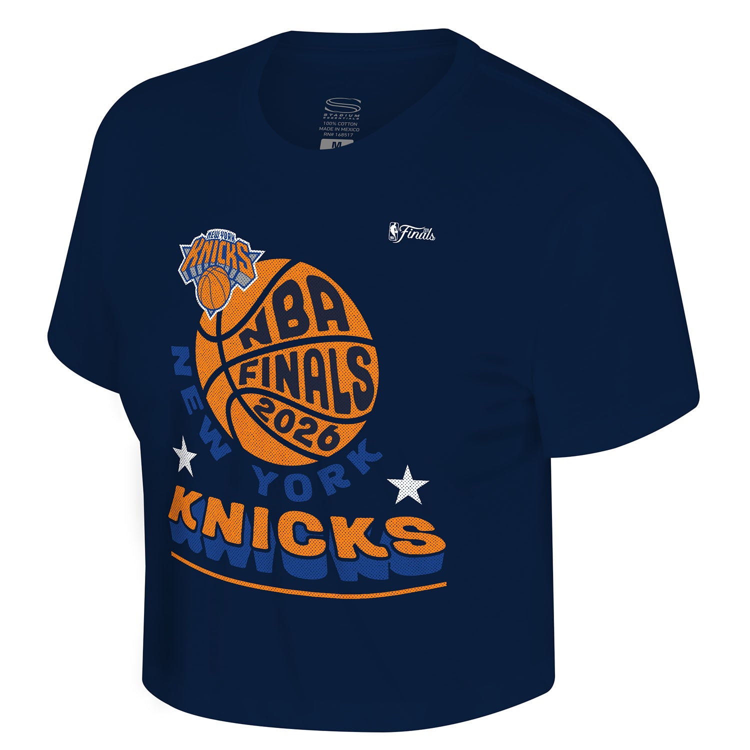 メンテナンス KNICKS Women's Stadium Essentials Knicks 2026 Finals Crop Tee – Shop