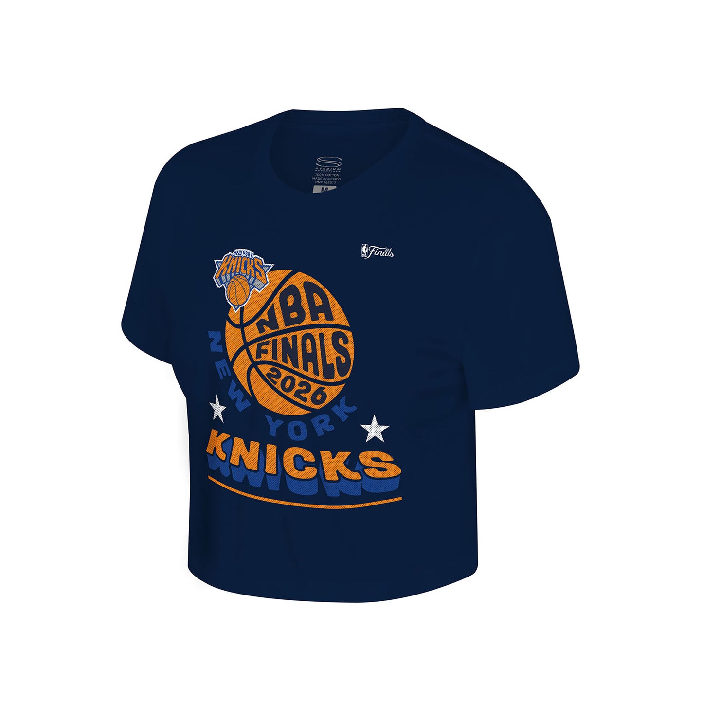 Women's Stadium Essentials Knicks 2026 Finals Crop Tee