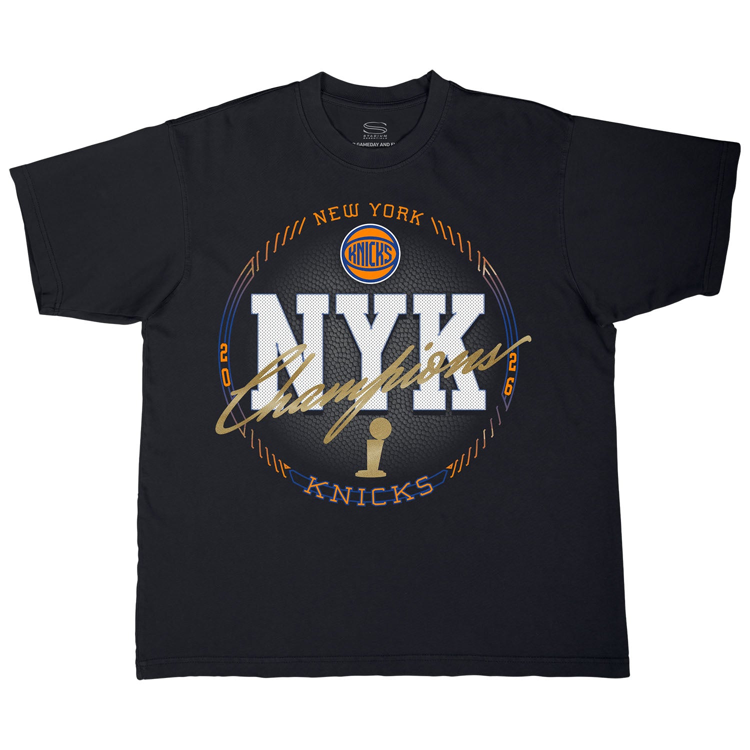 Stadium Essentials Knicks 2026 NBA Champions All Access Urban Tee