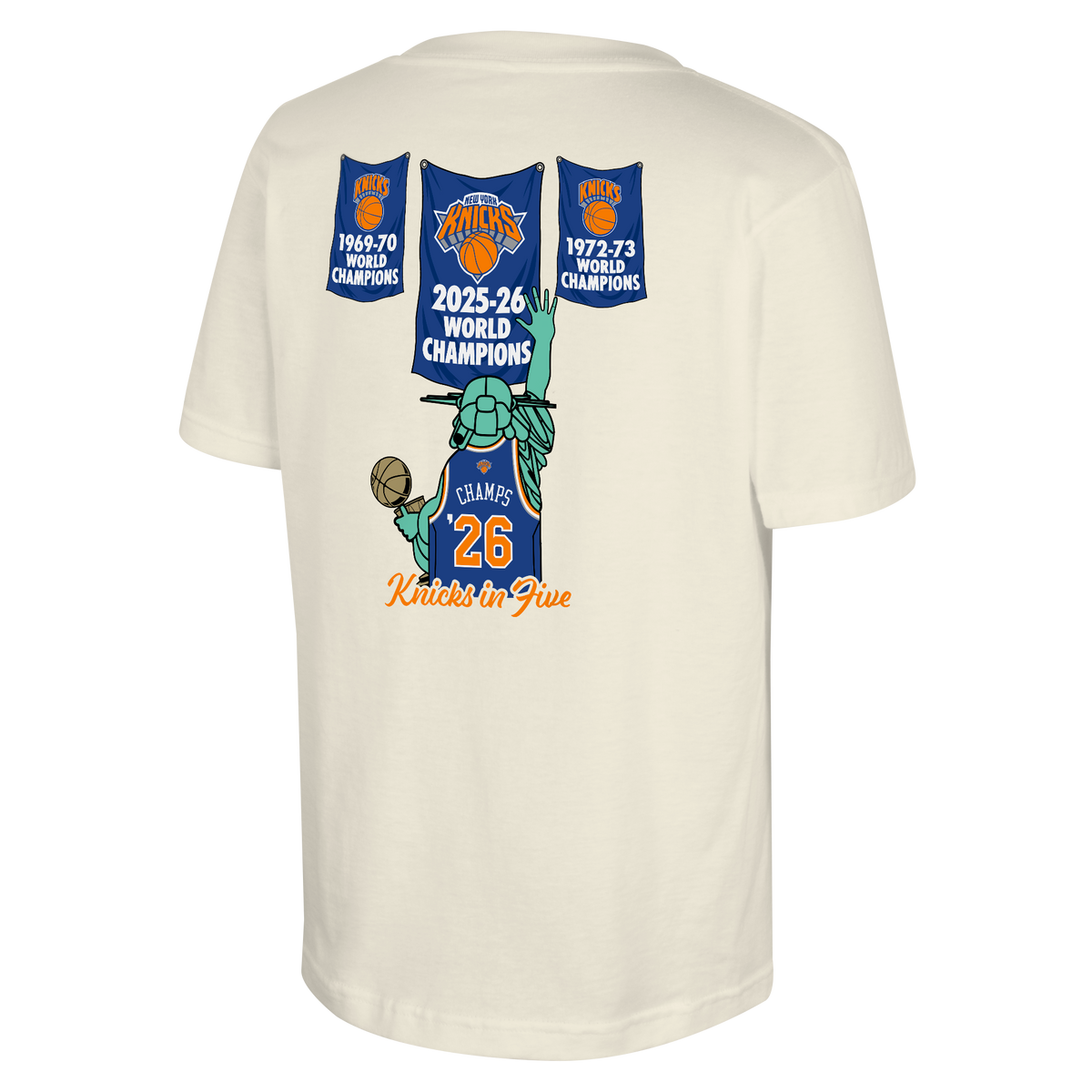 Stadium Essentials Knicks Exclusive Banner Raising Tee