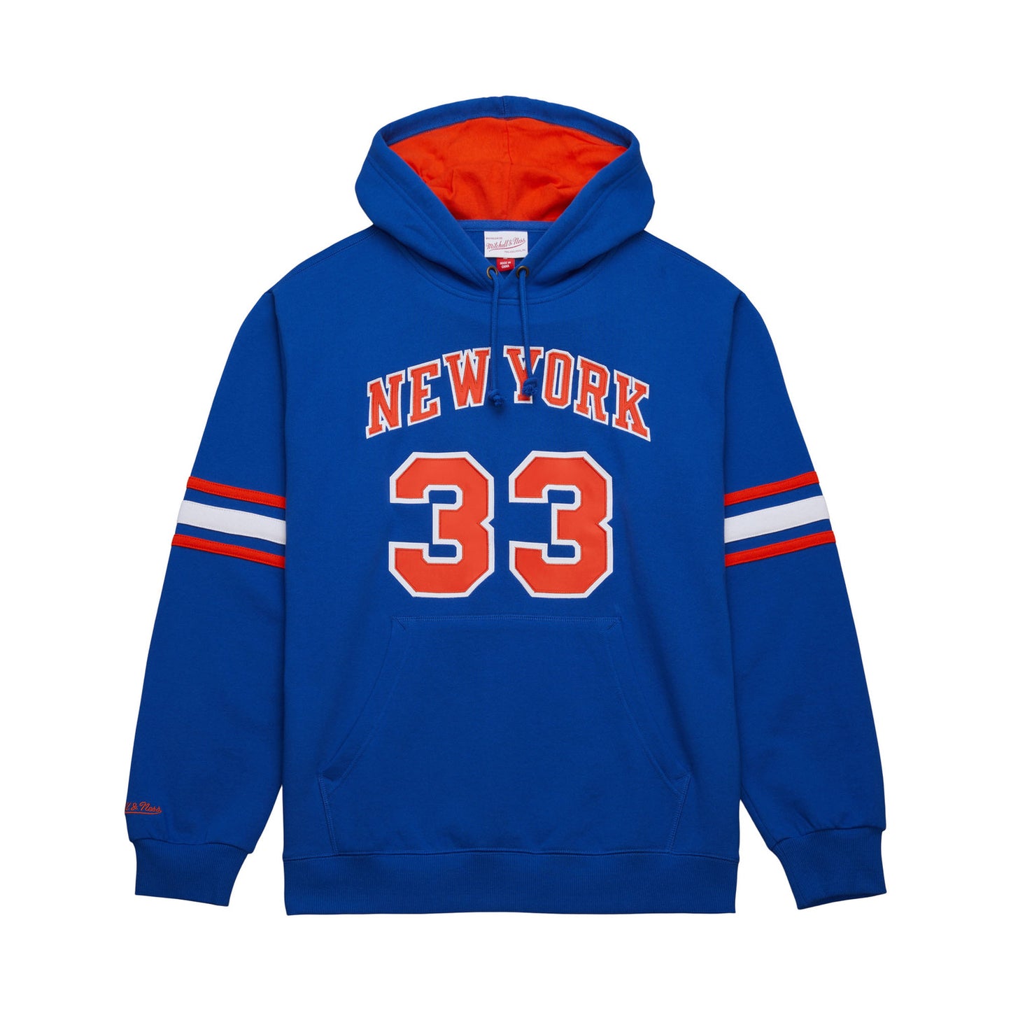 Mitchell & Ness Knicks Patrick Ewing Name & Number Hoodie