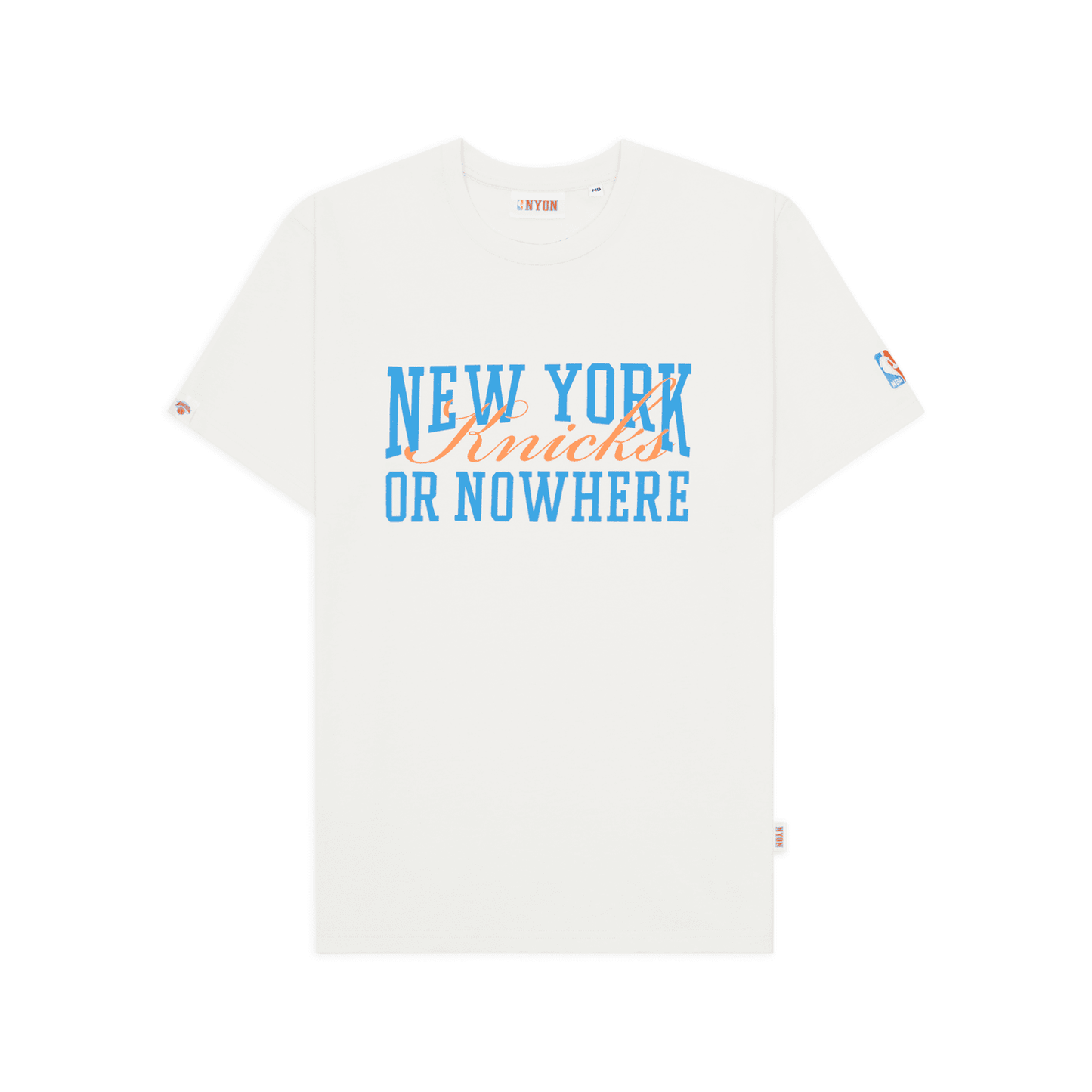 NYON x Knicks Cream Crossover Tee