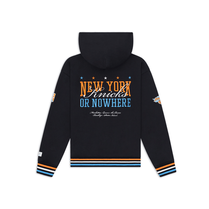 NYON x Knicks Black Crossover Zip Hoodie