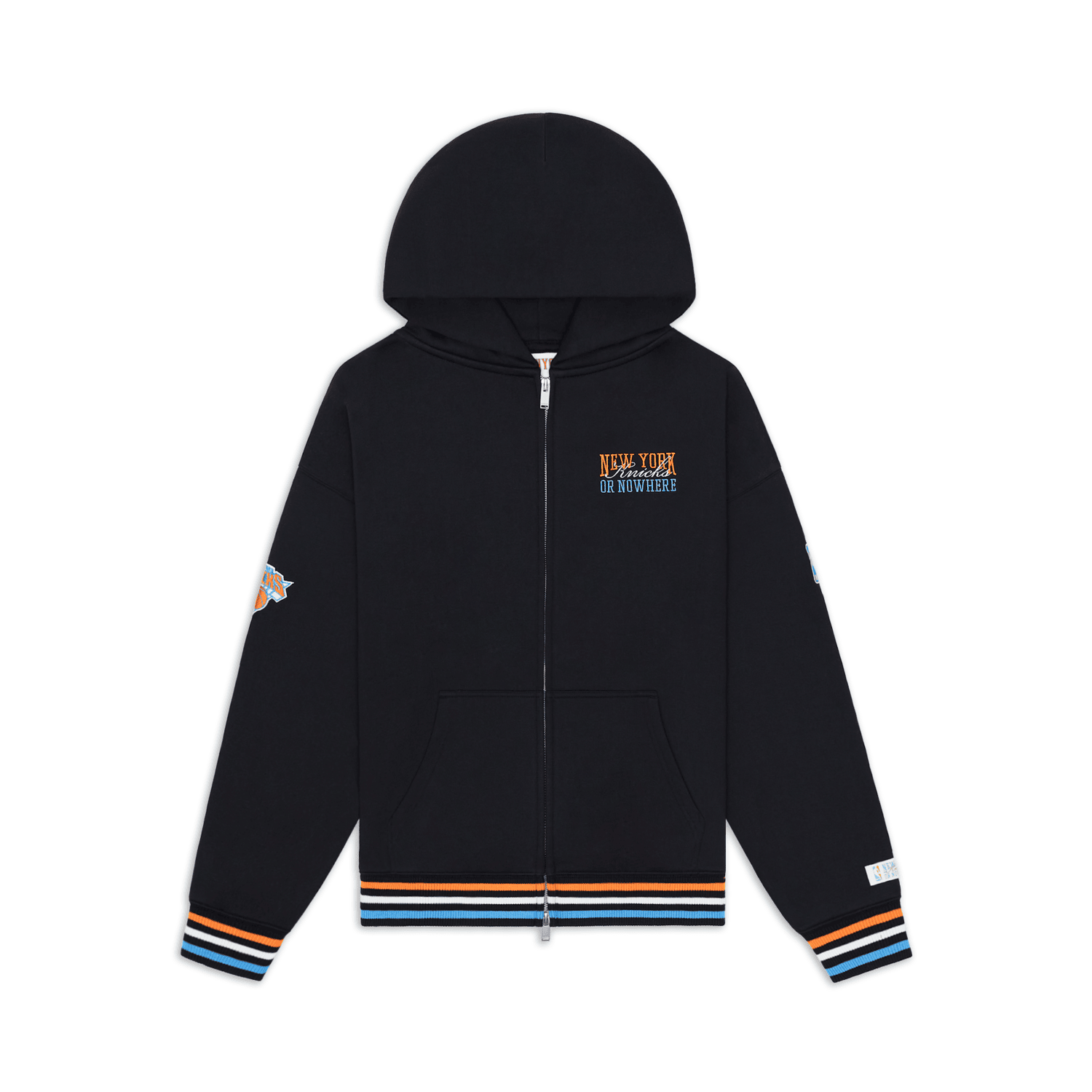 NYON x Knicks Black Crossover Zip Hoodie – Shop Madison Square Garden NYON x Knicks Black Crossover Zip Hoodie – Shop Madison Square Garden