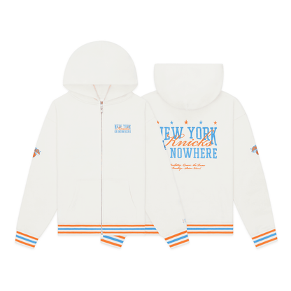 NYON x Knicks Cream Crossover Zip Hoodie