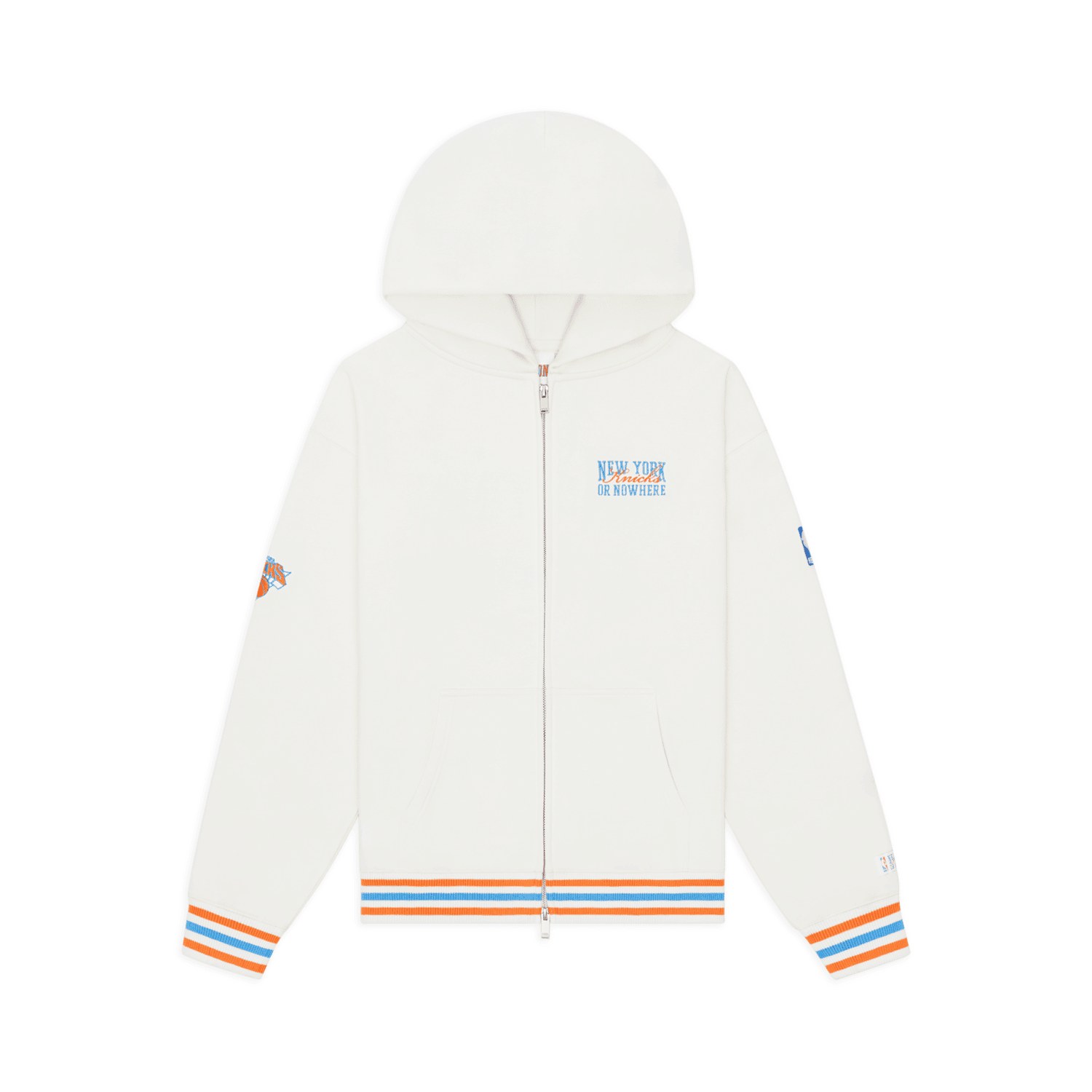 NYON x Knicks Cream Crossover Zip Hoodie – Shop Madison Square Garden NYON x Knicks Cream Crossover Zip Hoodie – Shop Madison Square Garden