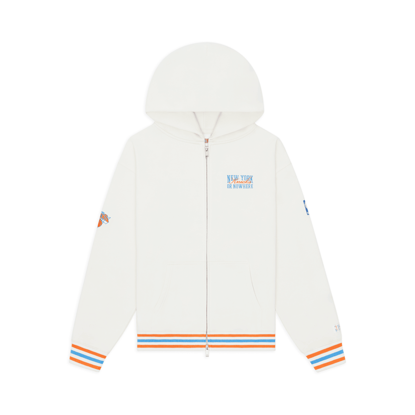 NYON x Knicks Cream Crossover Zip Hoodie