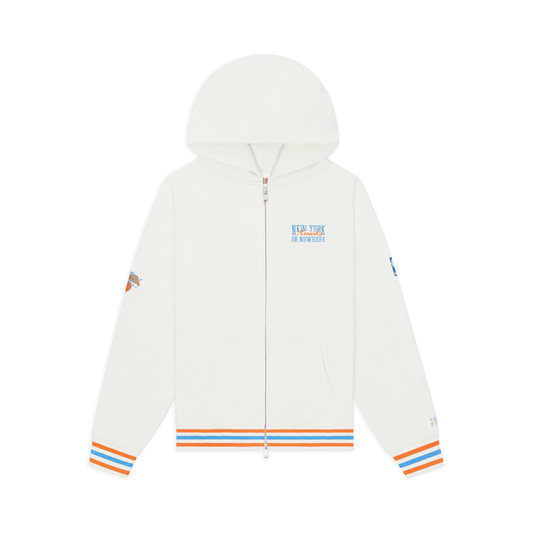 NYON x Knicks Cream Crossover Zip Hoodie