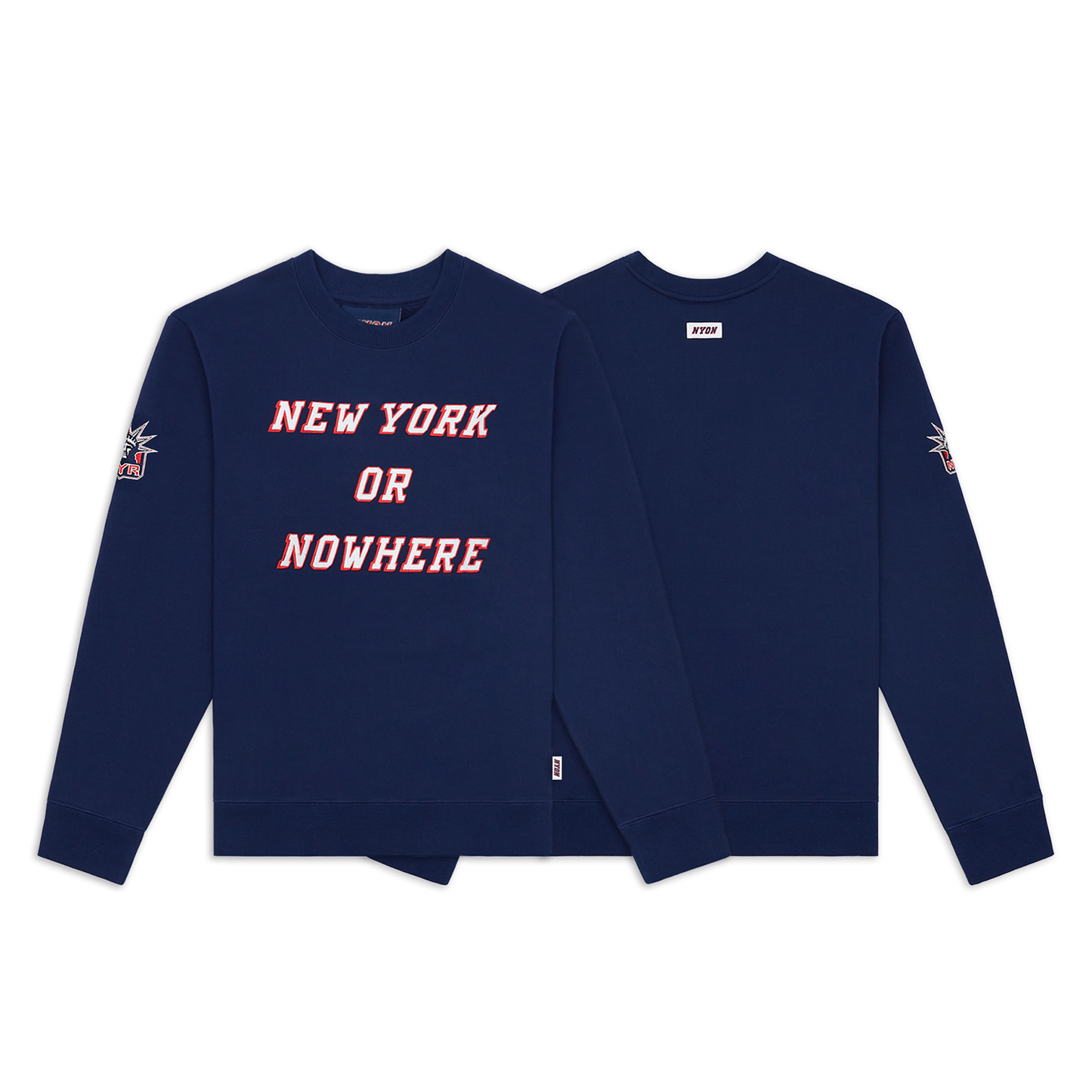 NYON x Rangers Navy Home Team Crewneck