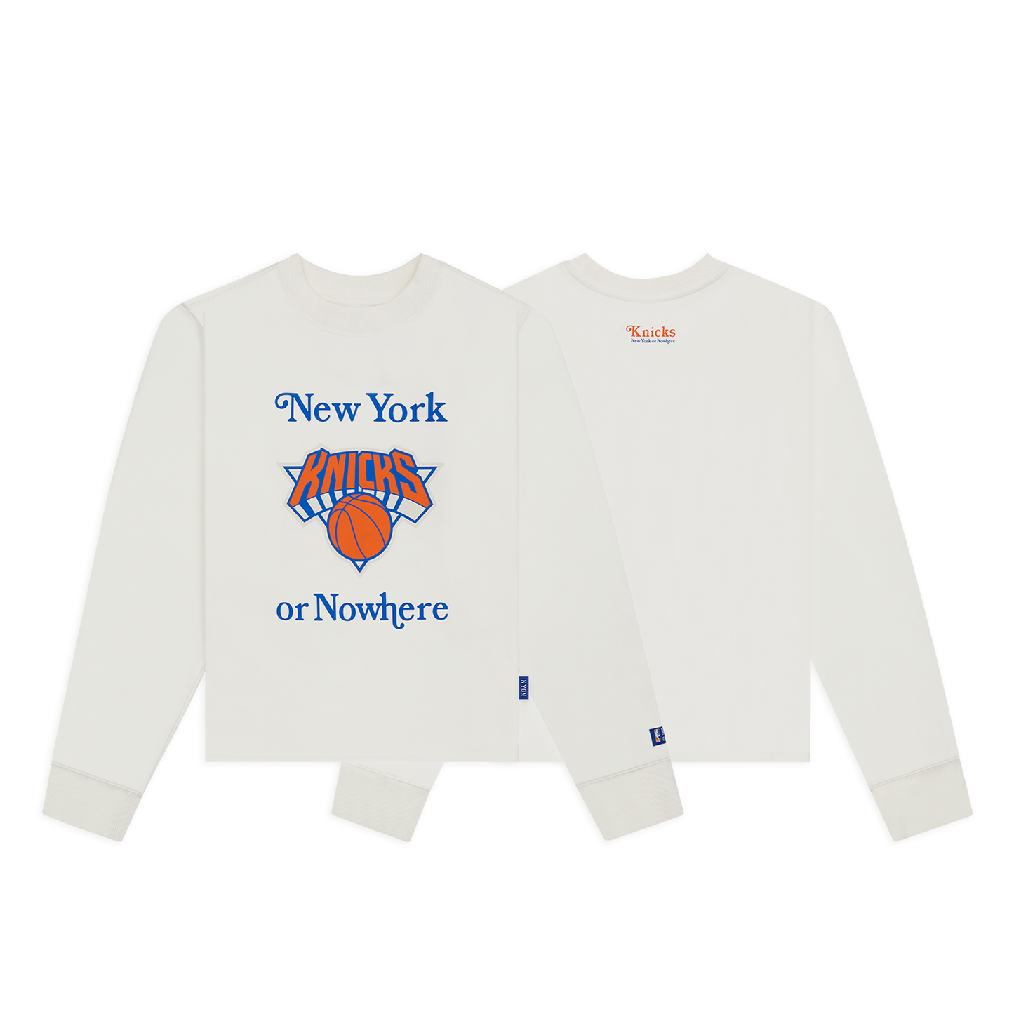 Women's NYON x Knicks Give & Go Crewneck Off White