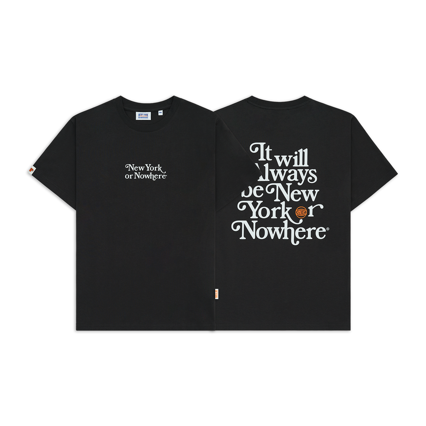 NYON x Knicks Black Motto Tee