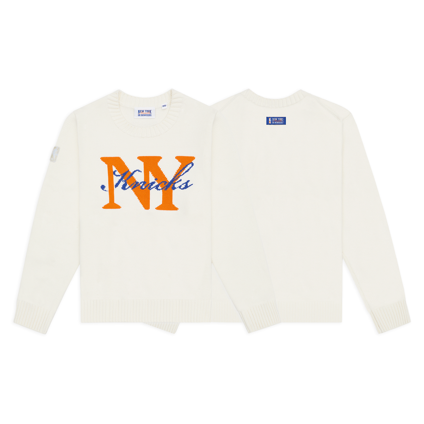 NYON x Knicks Rafters Knit Sweater Off White