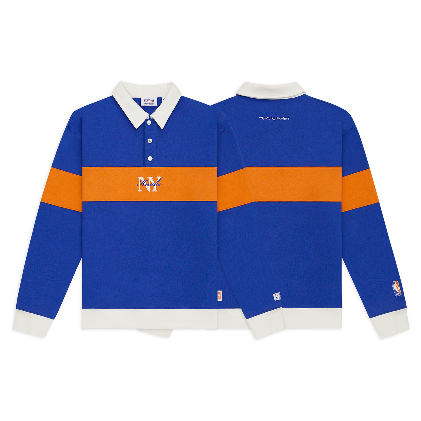 NYON x Knicks Rafters Fleece Rugby Crewneck