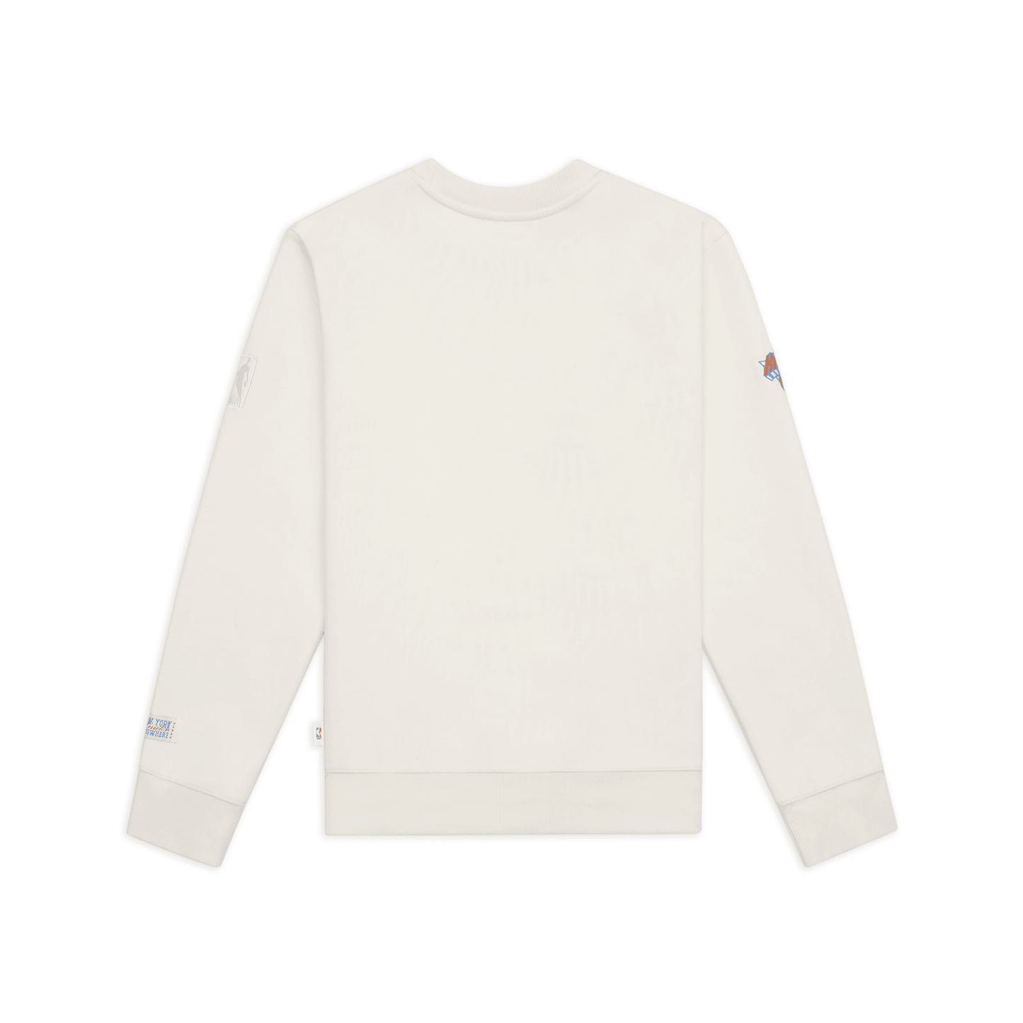 NYON x Knicks Cream Embroidered Signature Crew - Back View