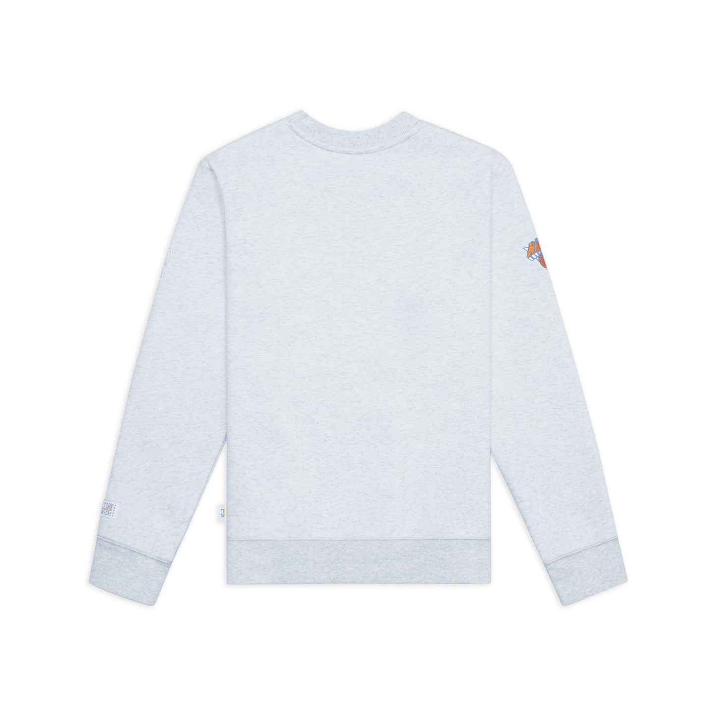 NYON x Knicks White Heather Embroidered Signature Crew - Back View