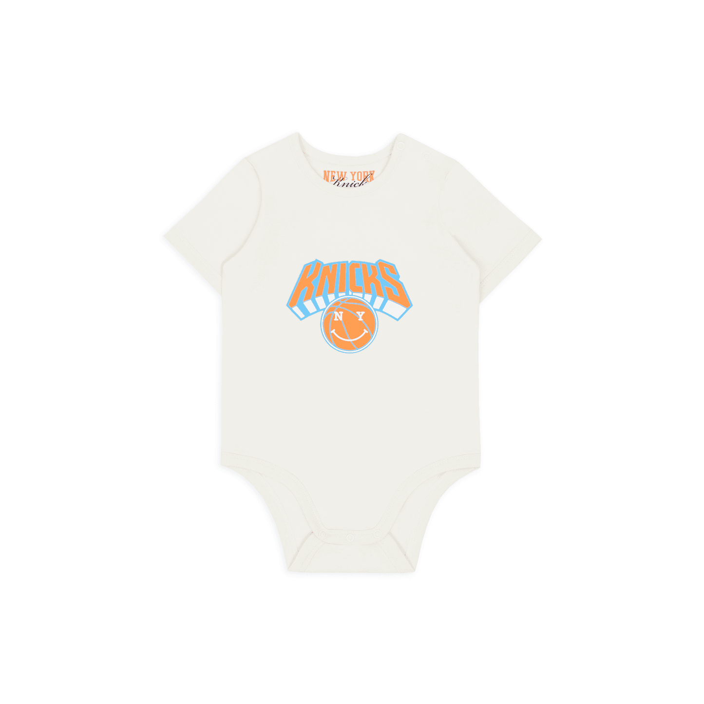 Infant NYON x Knicks Mascot Cream Onesie