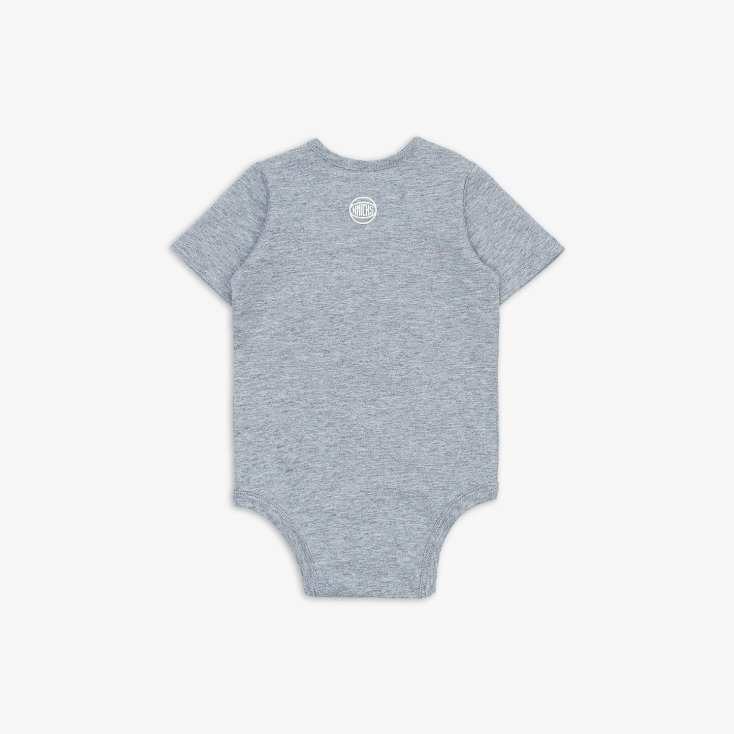 NYON x Knicks Infant Mascot Mini Onesie In Grey - Back View