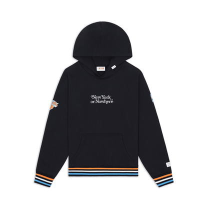 NYON x Knicks Black Embroidered Motto Hood