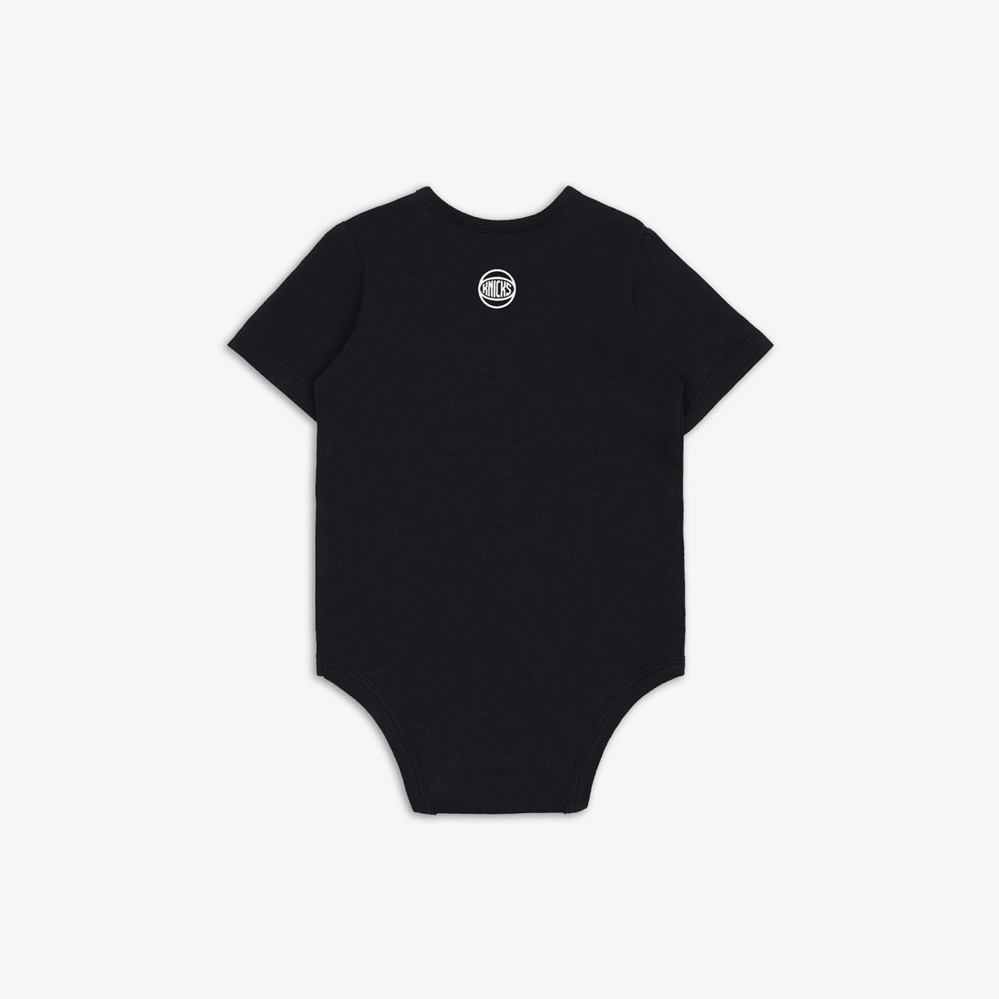 NYON x Knicks Infant Motto Mini Onesie In Black - Back View