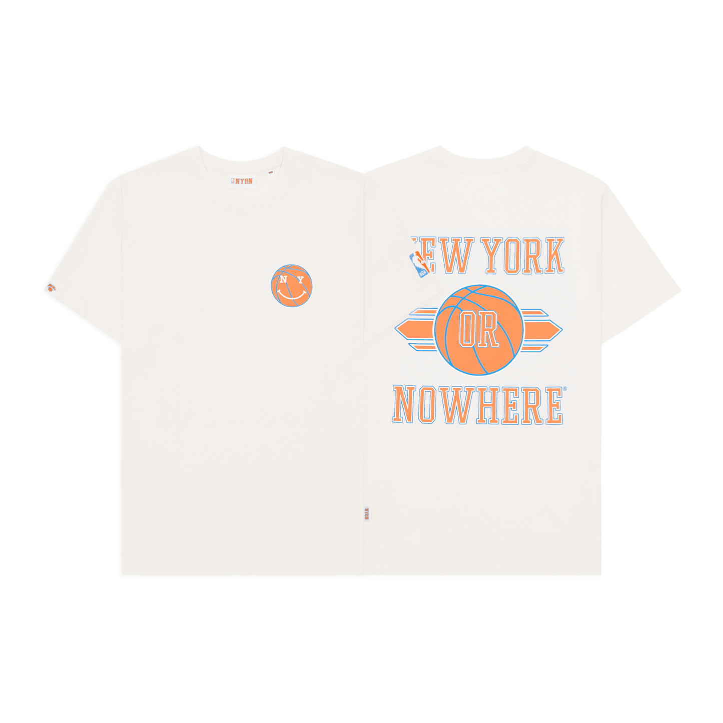 NYON x Knicks Cream Swish Tee