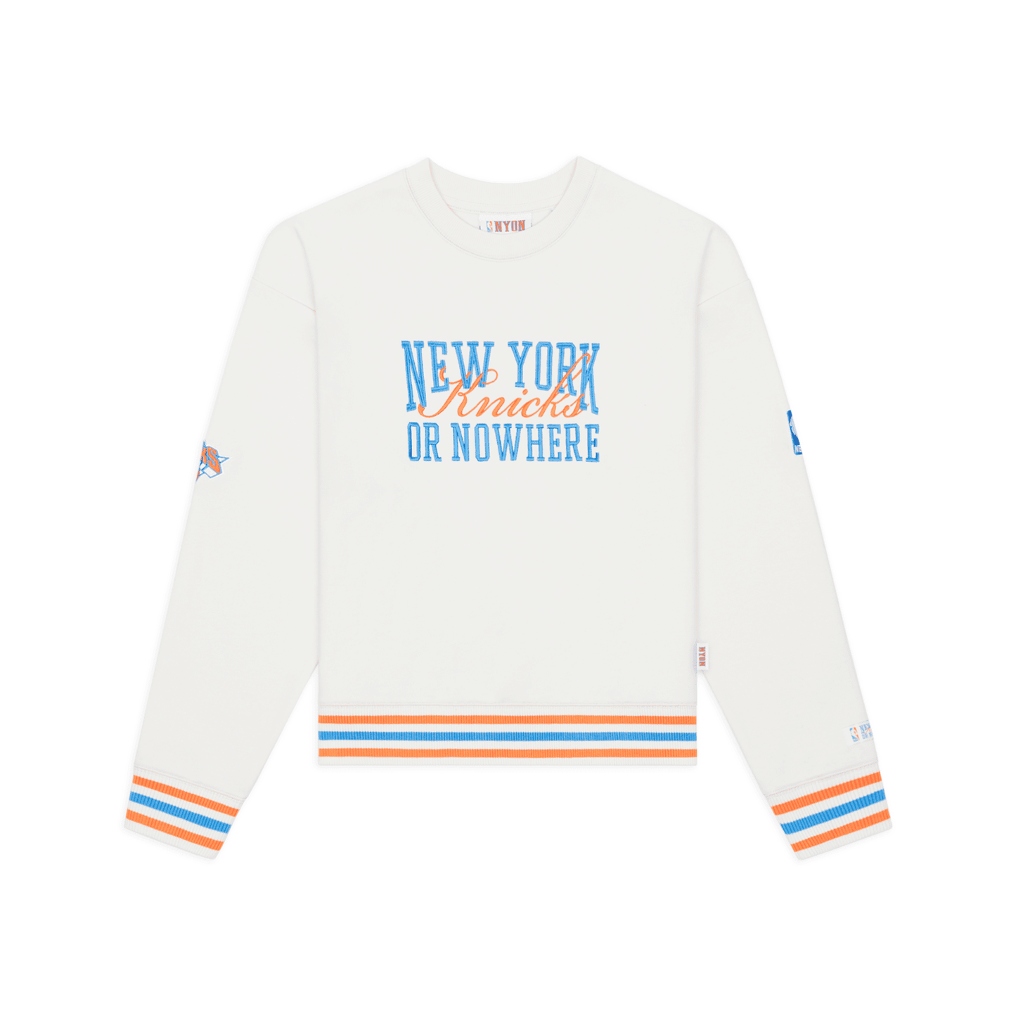 Women's NYON x Knicks Crossover Cream Crew