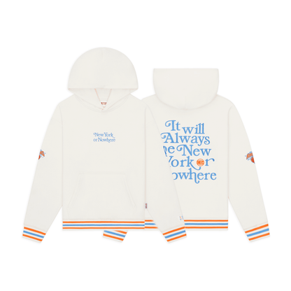 Women's NYON x Knicks Cream Motto Hood