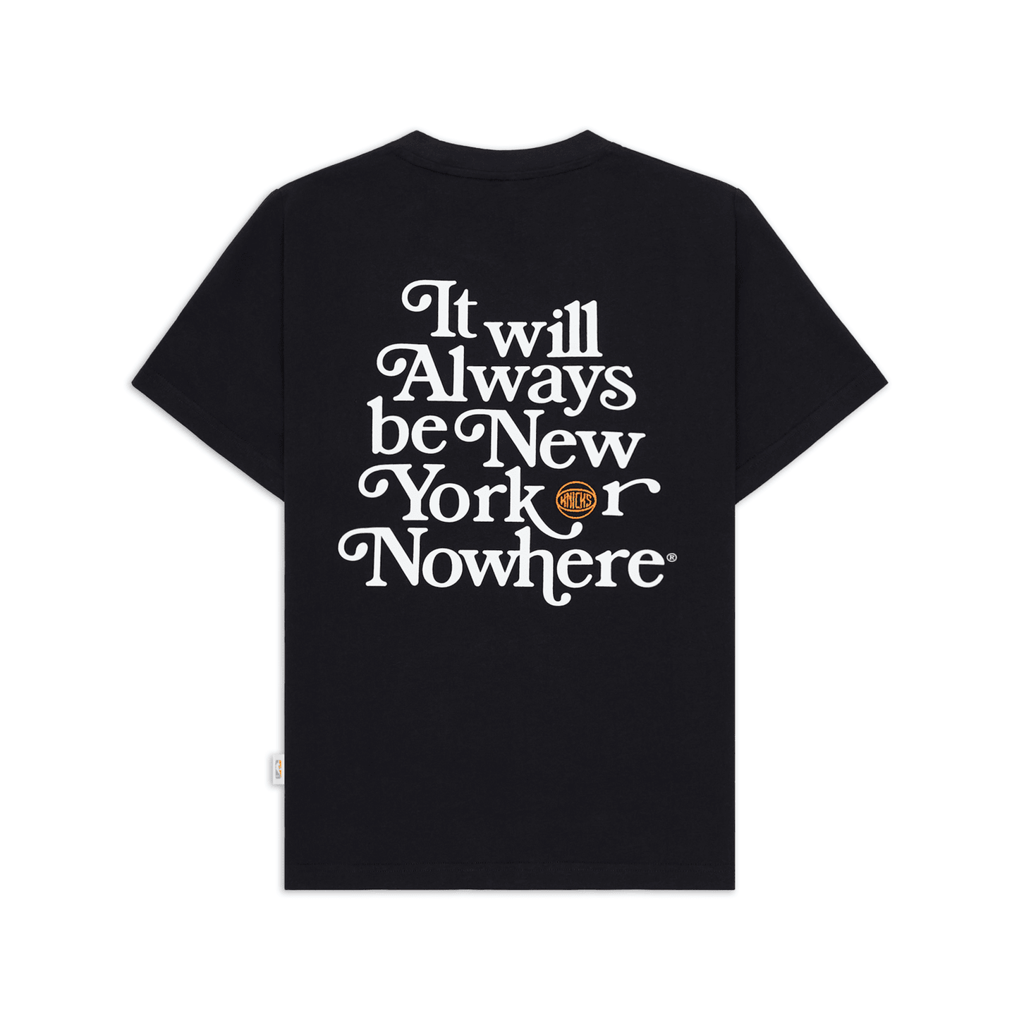 Women's NYON x Knicks Black Motto Tee