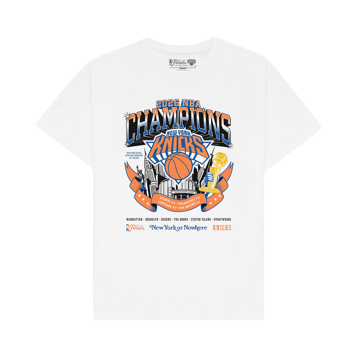 Champions 2026 NewYork Knicks Tシャツ　MSG NYON Knicks 2026 NBA Champions Tee – Shop Madison Square Garden