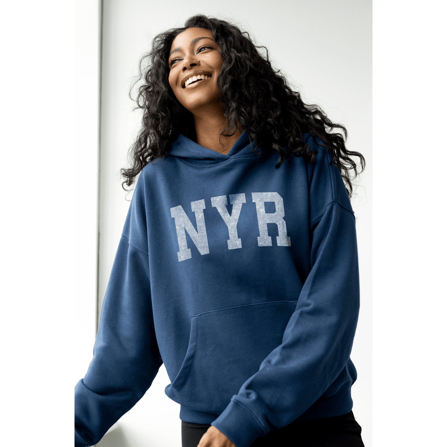 Women's Line Change Rangers NYR Hockey Navy Hood