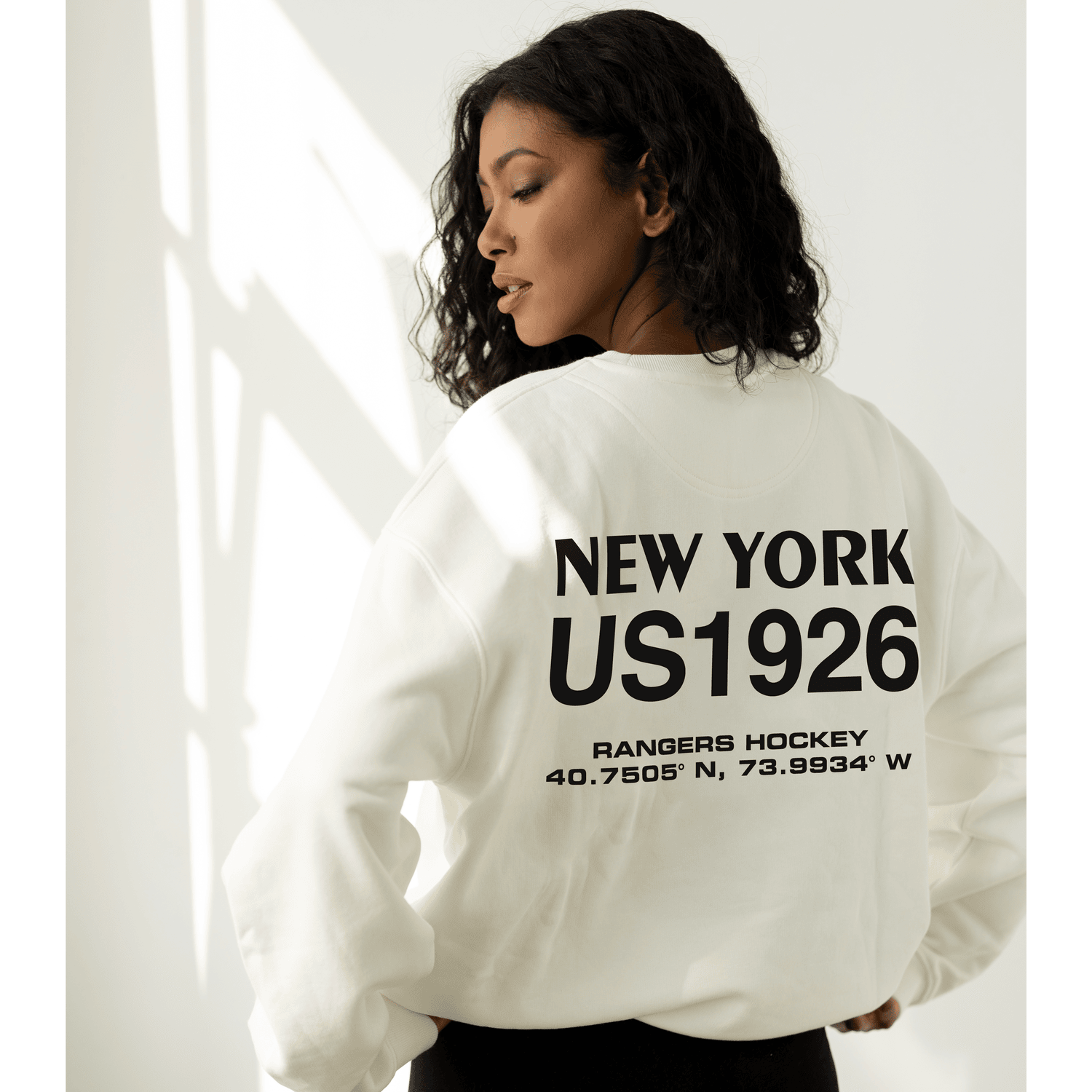 Women's Line Change Rangers NYR Modern White Crew – Shop Madison