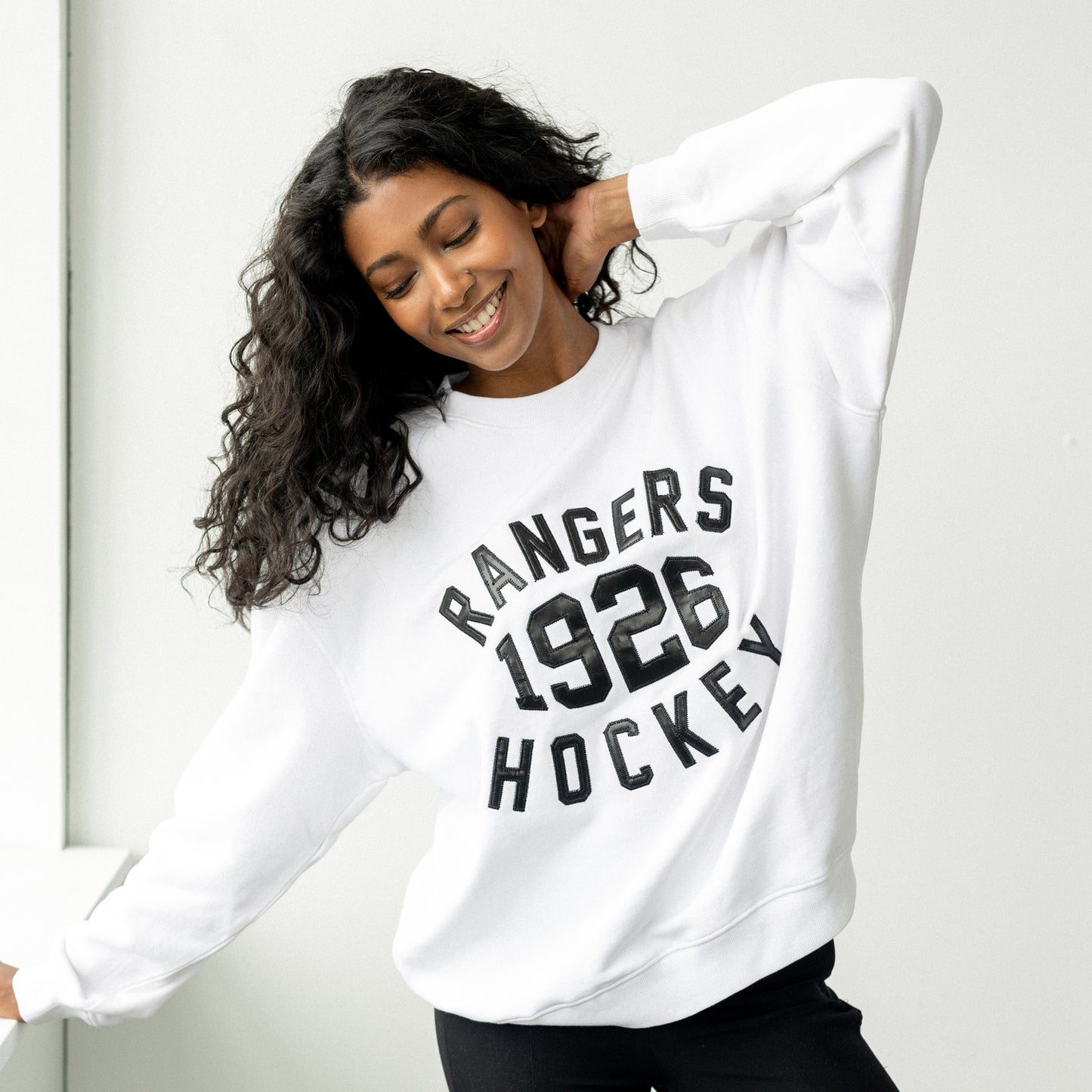 Women's Line Change Rangers NYR Nostalgic White Crew