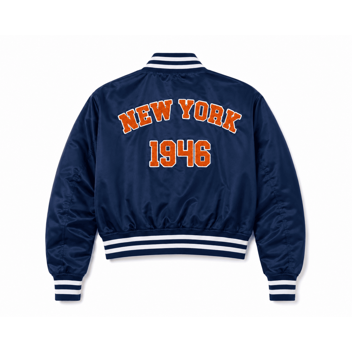 Women's Dannijopro Knicks 26 Champions Crop Bomber Jacket