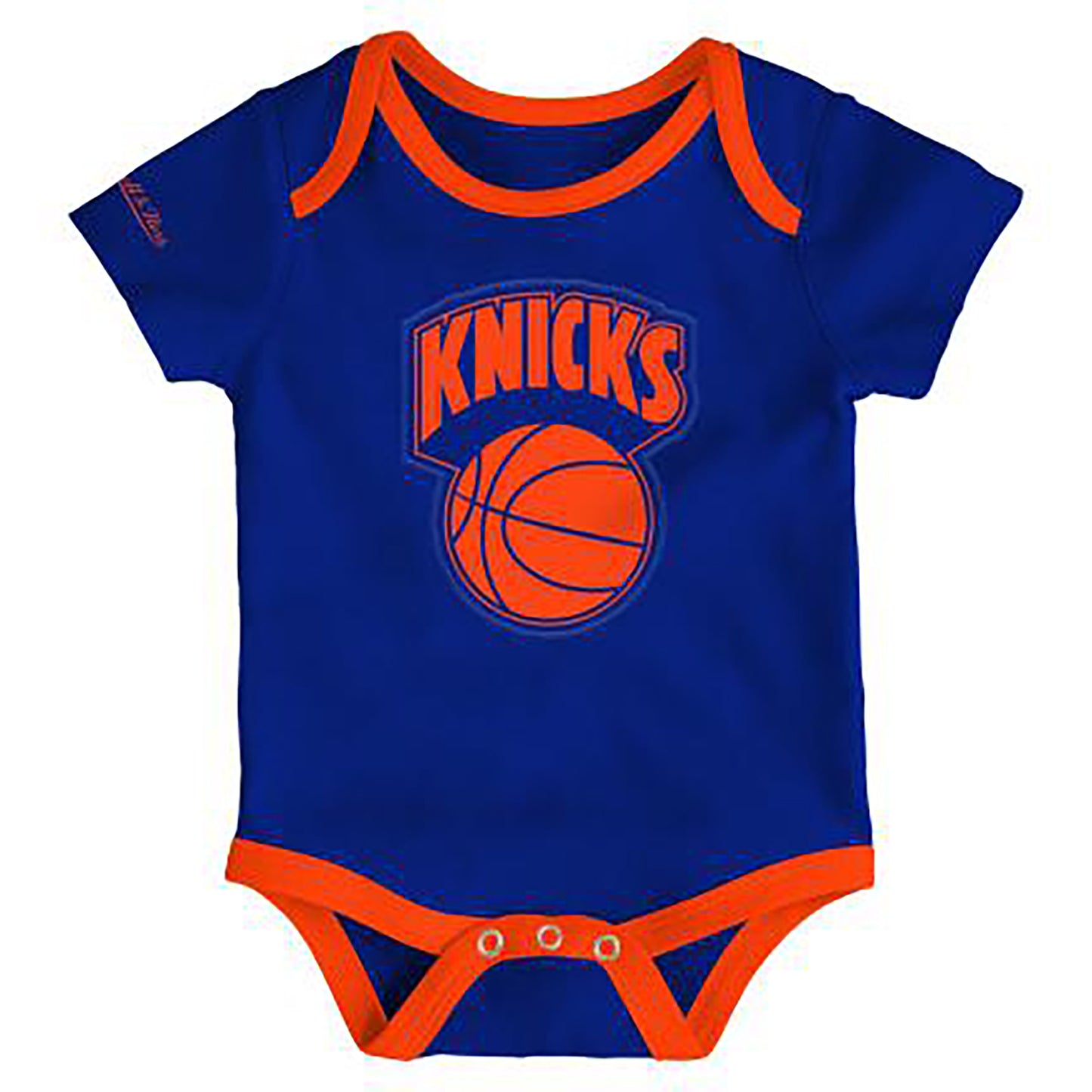 Newborn Mitchell & Ness Knicks Over the Limit Onesie