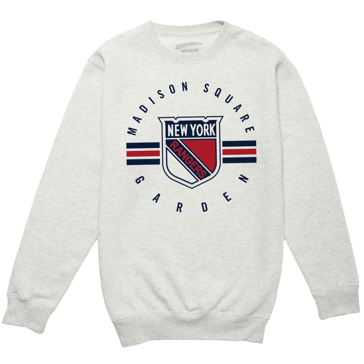 Rangers Champion Square Logo Pullover Hoodie We Bleed Blue Rangers